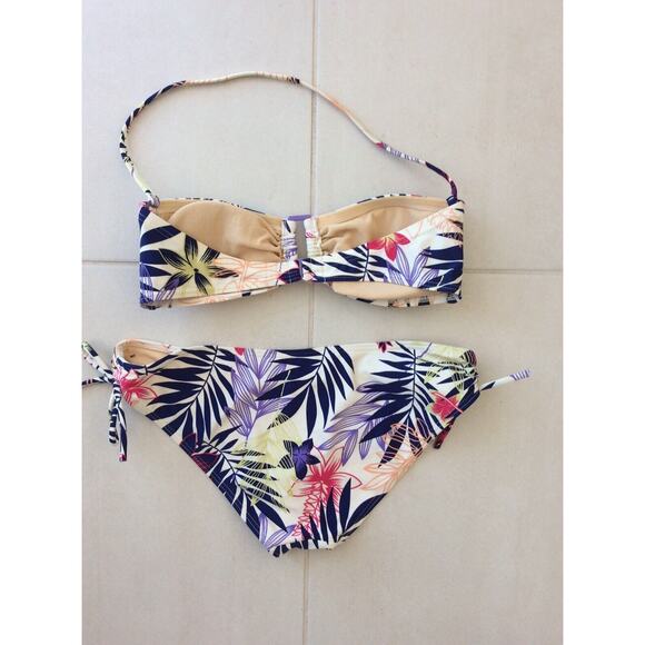 French Connection Bikini Swimwear Multicolor Floral Swimsuit - Picture 7 of 11